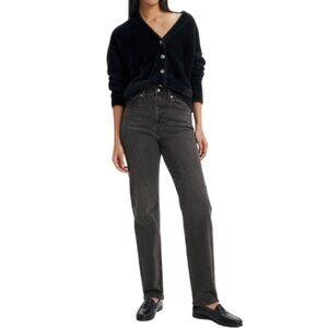 Levi's Womens 26 70s High Slim Straight Grey Wash Jeans